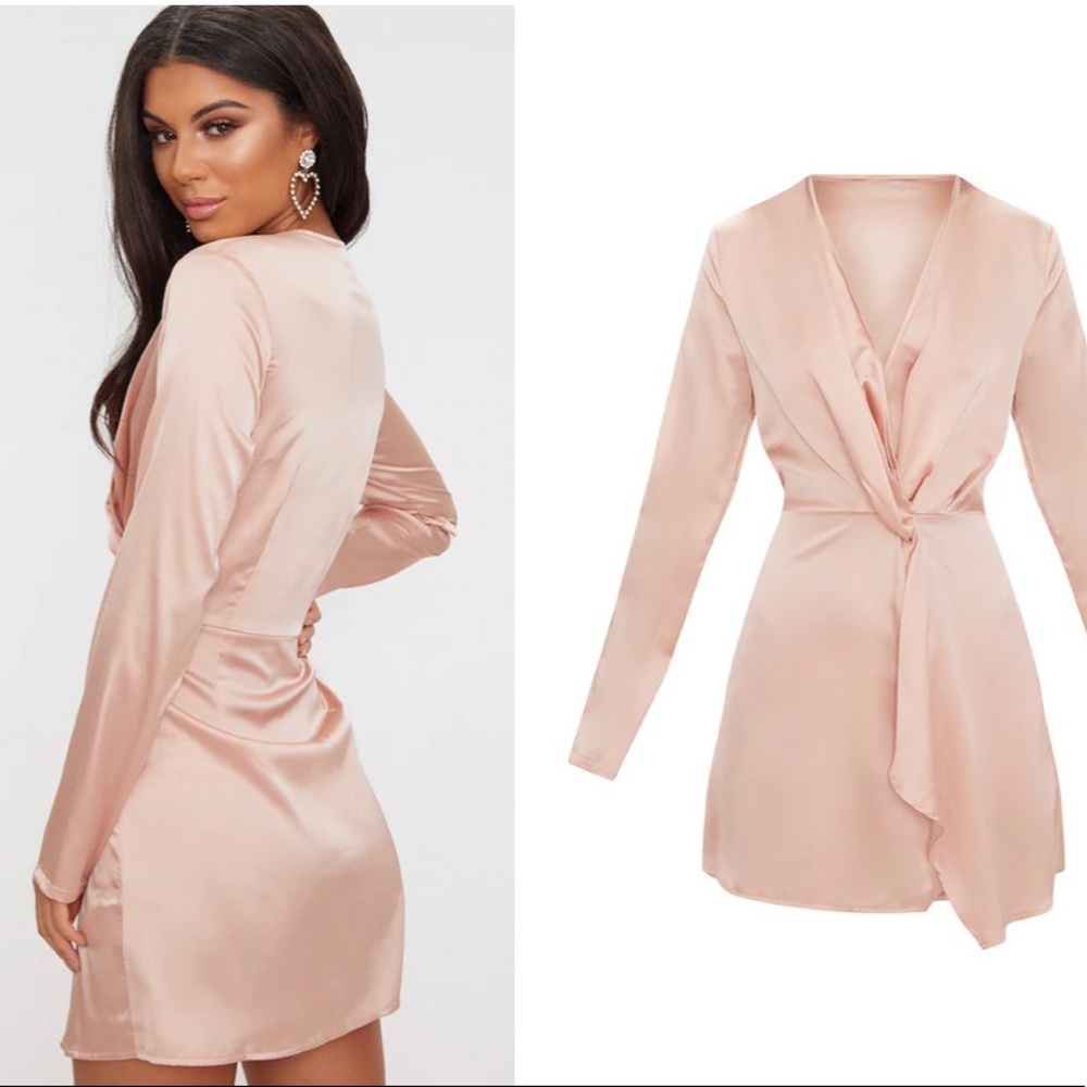 NWT Pretty Little Thing Satin Dress